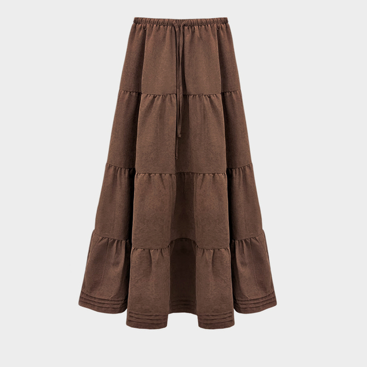 청순컨셉 담당2엘사 캉캉 롱 맥시 스커트