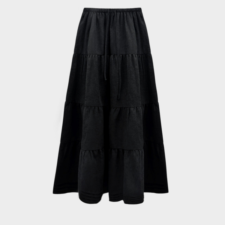 청순컨셉 담당2엘사 캉캉 롱 맥시 스커트