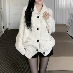 메이피 모직 사이드 지퍼 하이웨스트 숏 팬츠 블랙