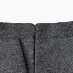 메이피 모직 사이드 지퍼 하이웨스트 숏 팬츠