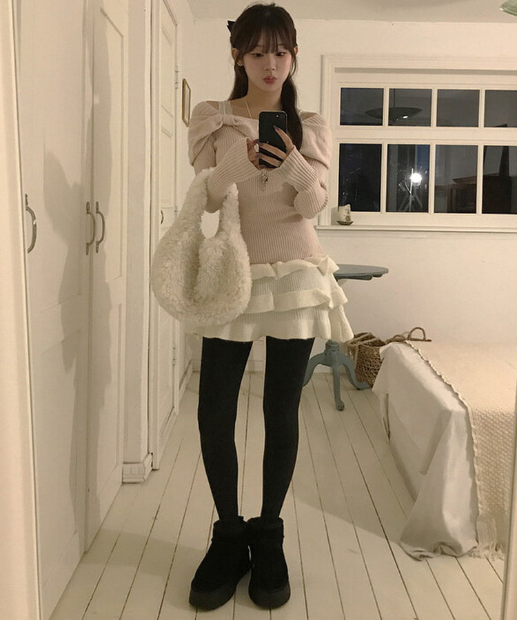 フェアリーティアードスカート IVORY