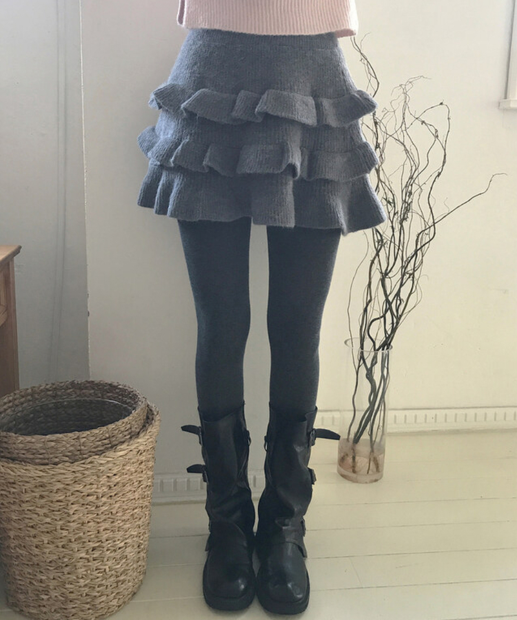 フェアリーティアードスカート CHARCOAL