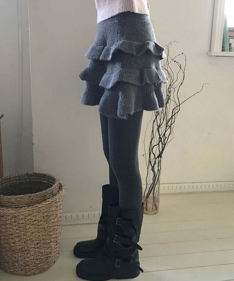 フェアリーティアードスカート CHARCOAL