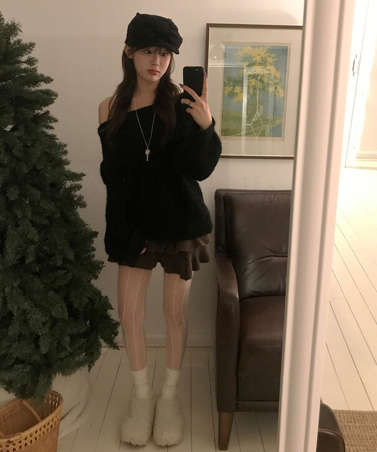 フェアリーティアードスカート BROWN