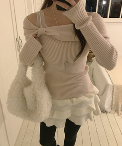 ベラリボンニット PINK