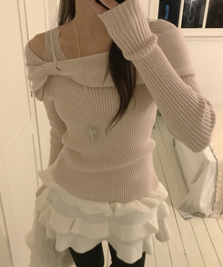 ベラリボンニット PINK