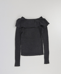 ベラリボンニット