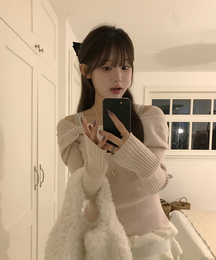 ベラリボンニット PINK