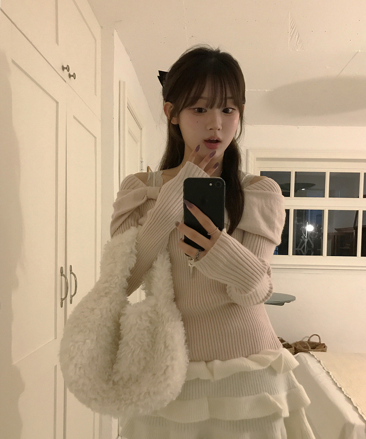 ベラリボンニット PINK