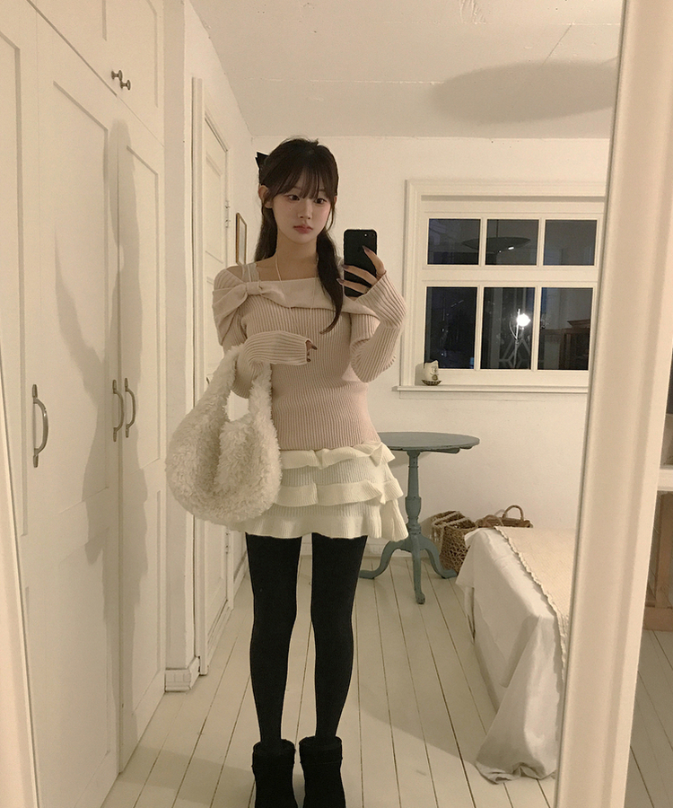 ベラリボンニット PINK