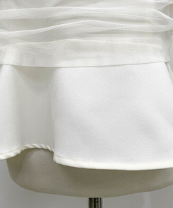 レースフレアブラウス