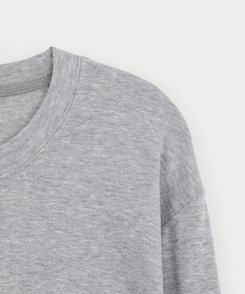 【起毛】ソフトラウンド長袖Tシャツ(6color)