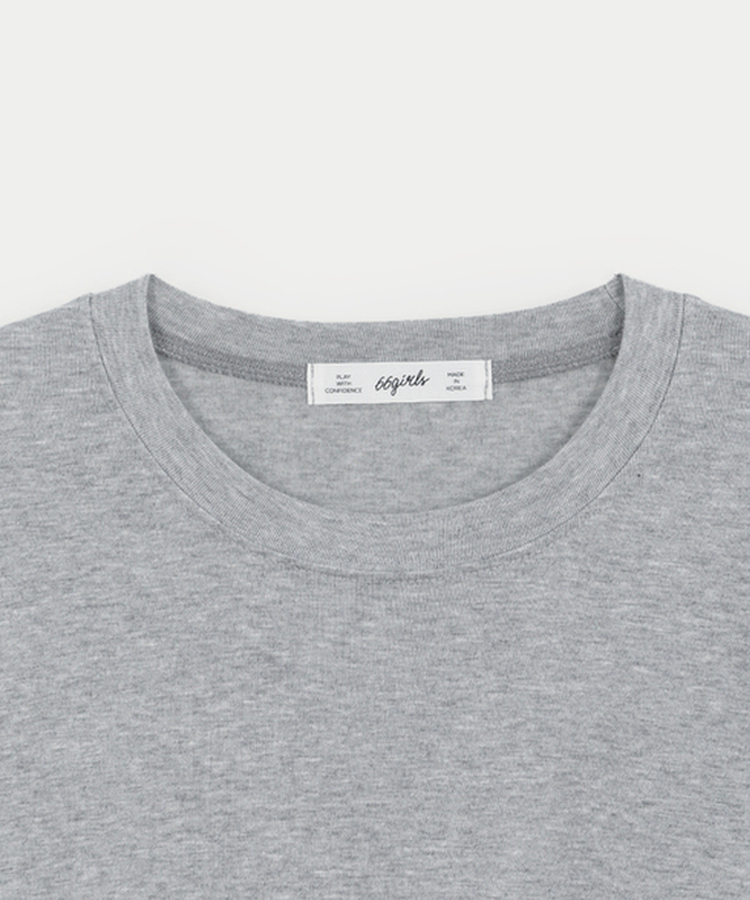 【起毛】ソフトラウンド長袖Tシャツ(6color)