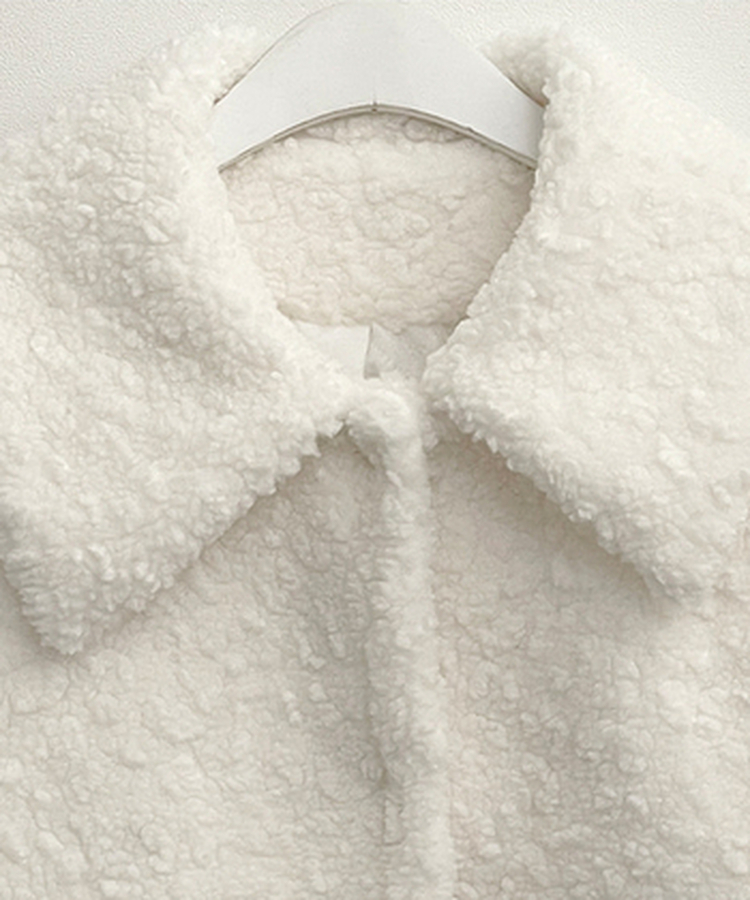 로펌빅카라양털뽀글이숏자켓