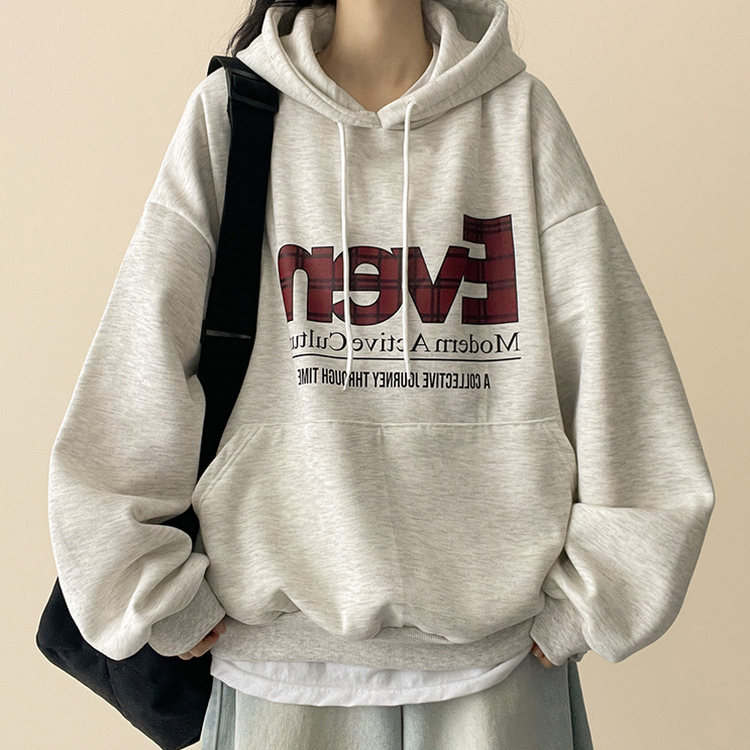 【起毛】チェックポイントパーカー OATMEAL