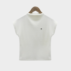 보드리 반폴라 캡소매 팬던트 반팔 편안한 워머 투피스 세트