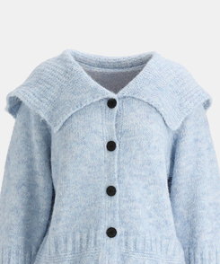 セーラーカラーニットカーディガン