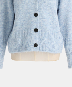 セーラーカラーニットカーディガン