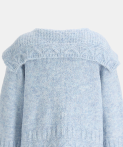 セーラーカラーニットカーディガン