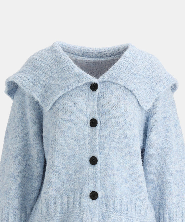 セーラーカラーニットカーディガン