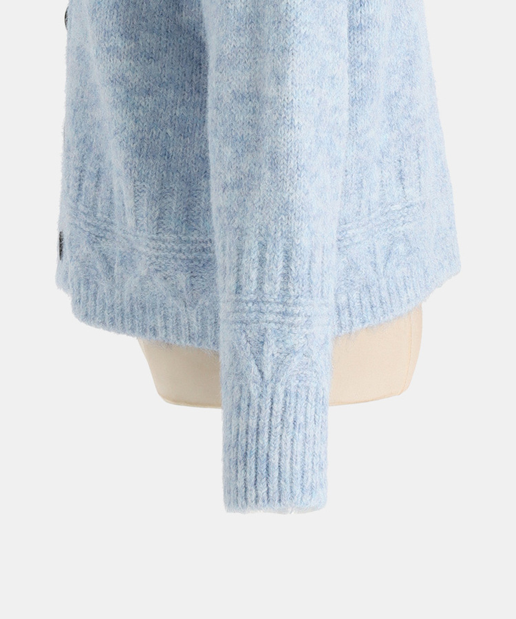 セーラーカラーニットカーディガン