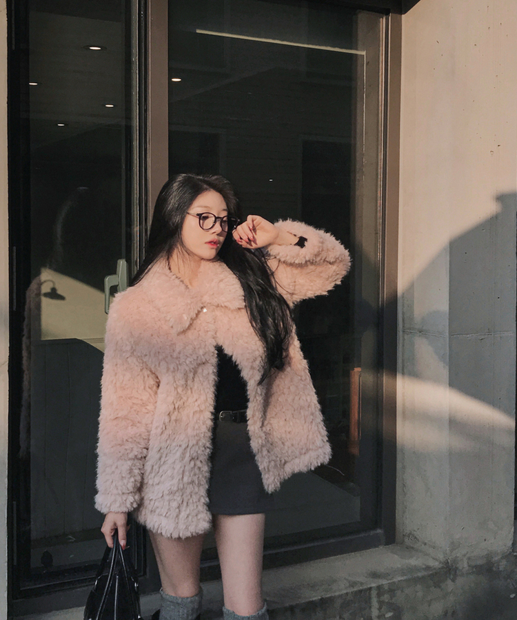 厚手スクエアオフショルダーニット BLACK