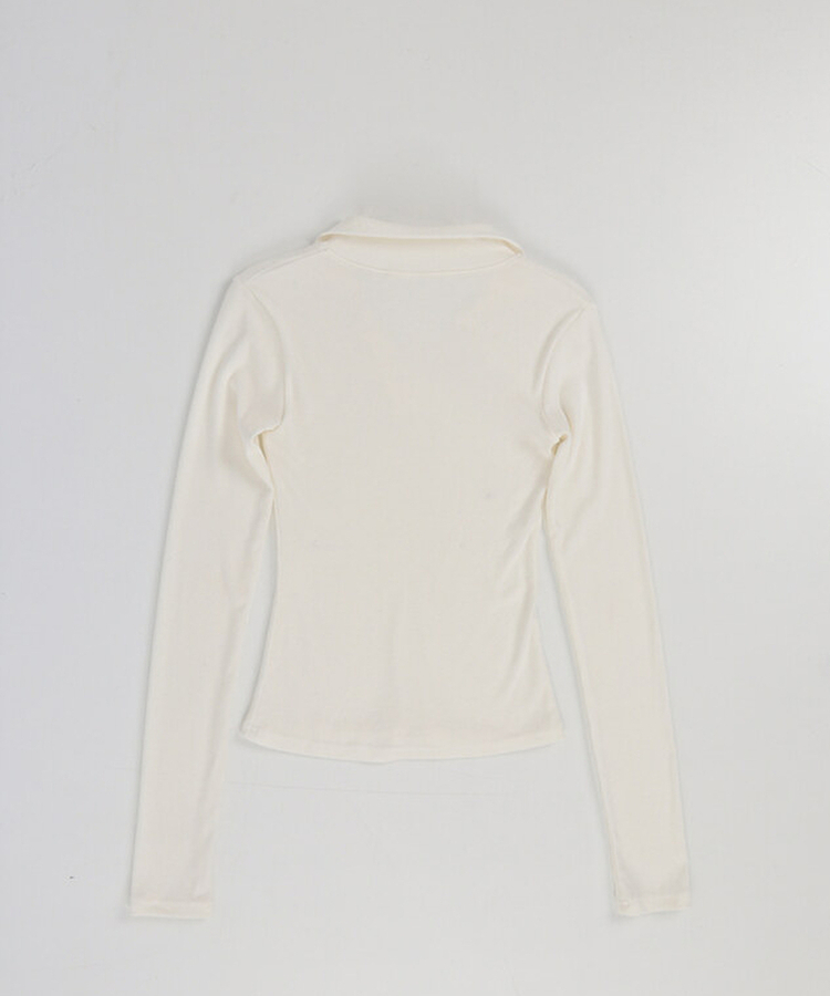 미우 카라 티셔츠 레이어드용 텐셀 카라티