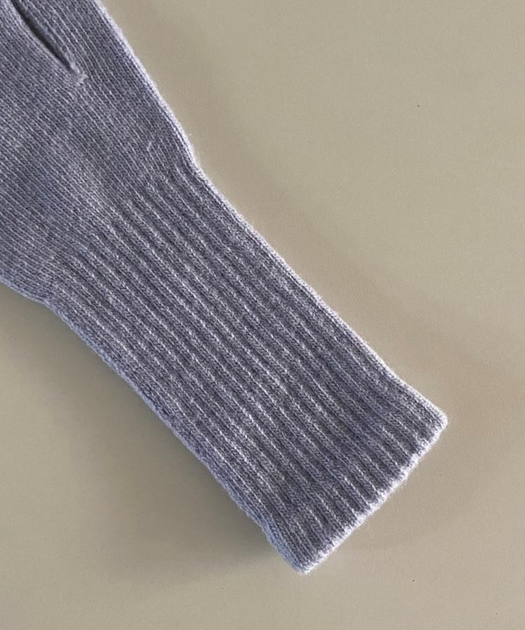 フィンガーホールニットロング手袋(5color)