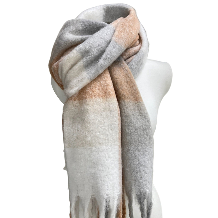 ソフトチェックマフラー(5color)