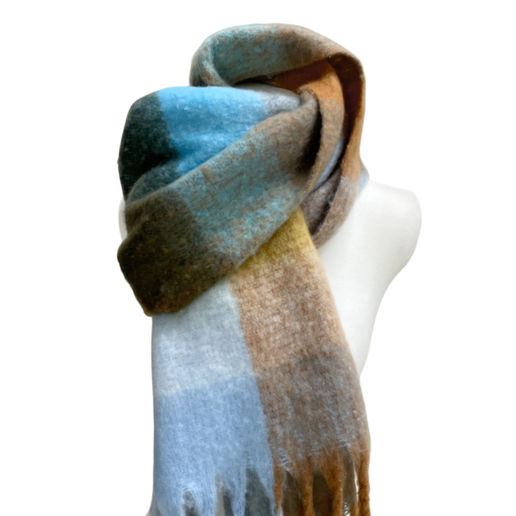 ソフトチェックマフラー(5color)