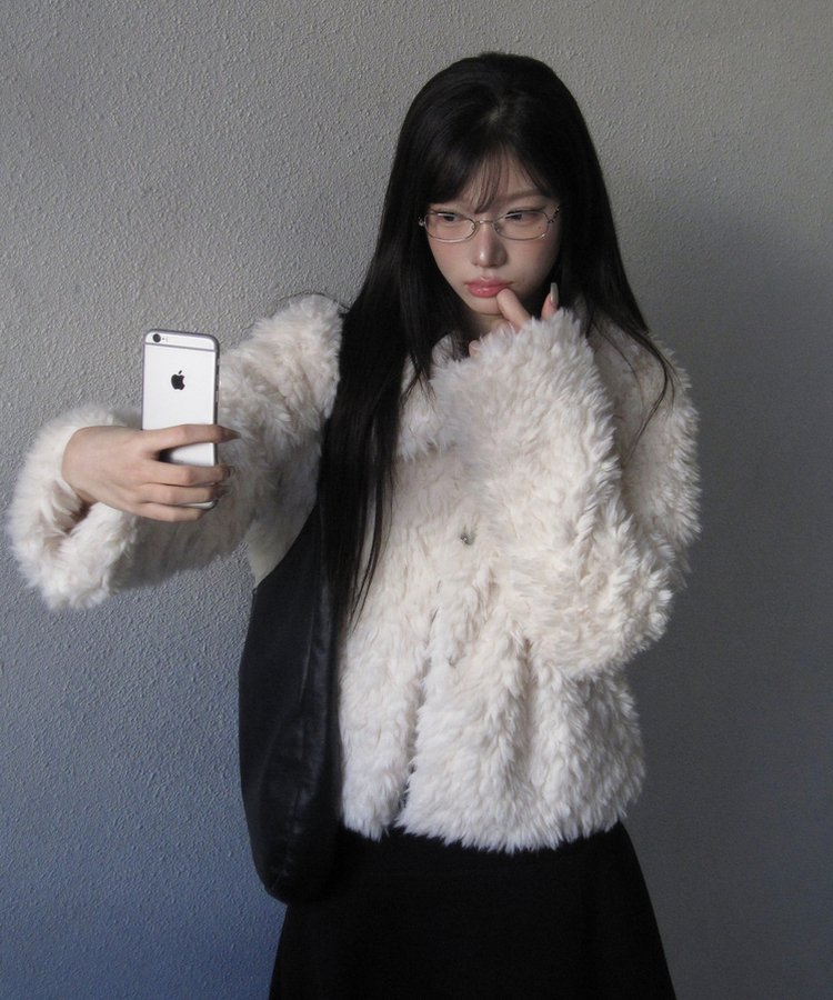 혹시 카라 퍼 자켓