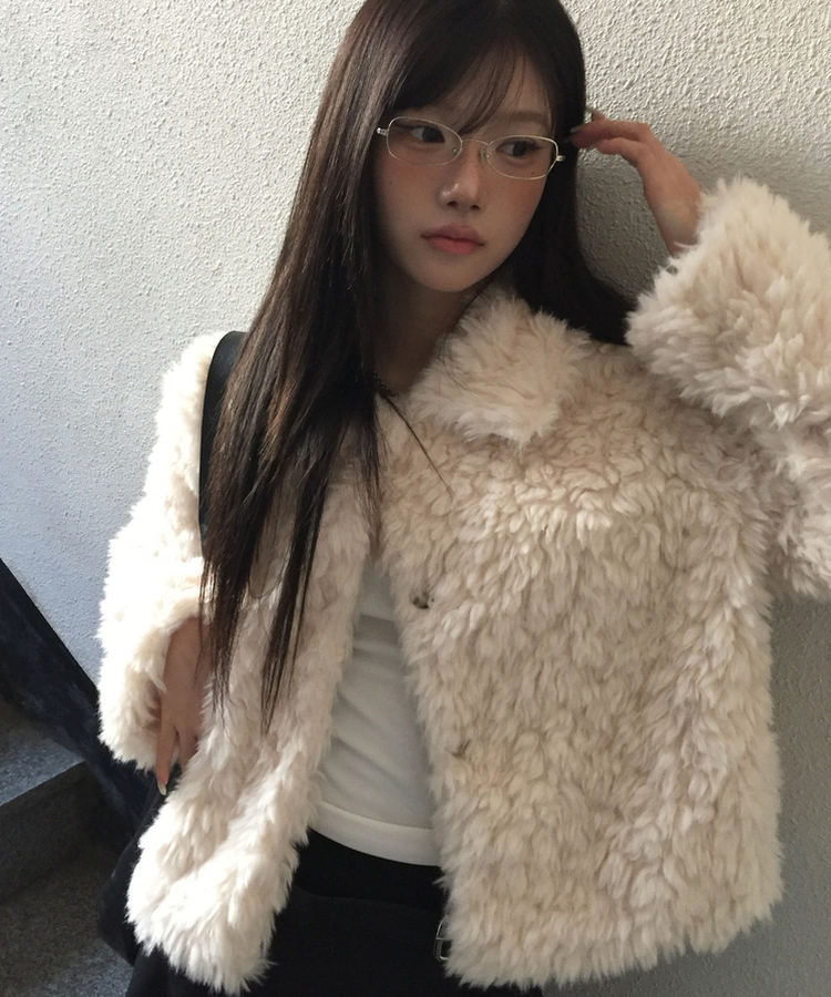 혹시 카라 퍼 자켓