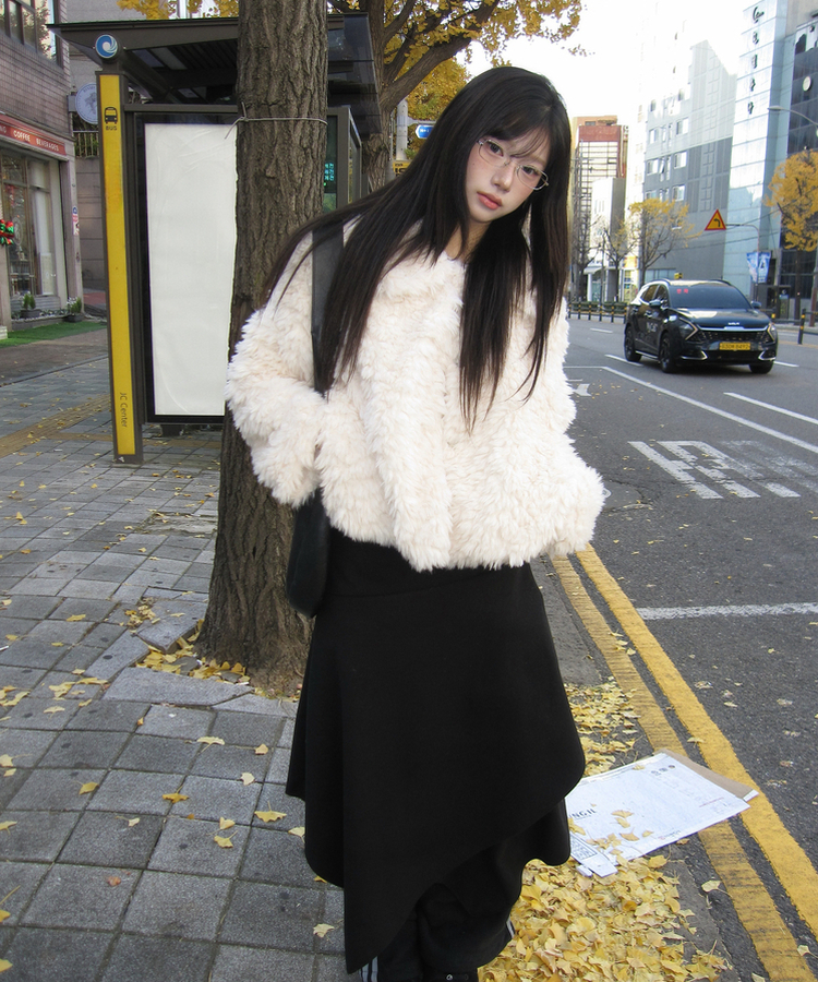 혹시 카라 퍼 자켓