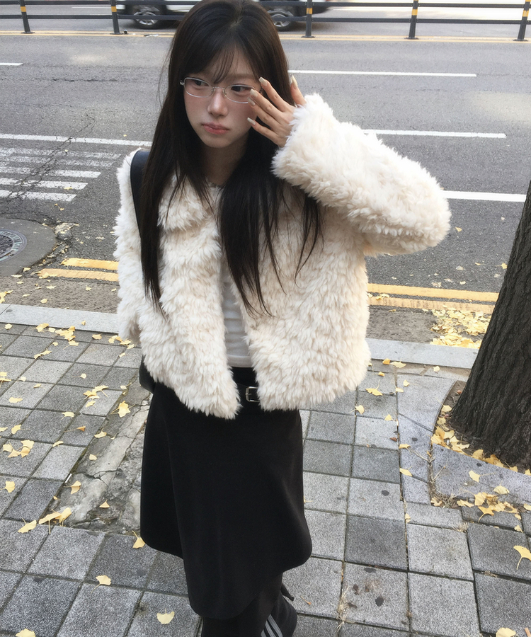 혹시 카라 퍼 자켓