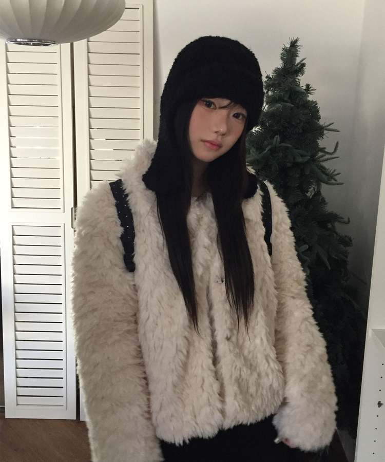 혹시 카라 퍼 자켓