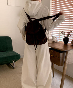 【SET】トレーニングフードジップアップ ワイドパンツ IVORY