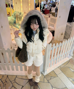 ボタンクロップダウン IVORY