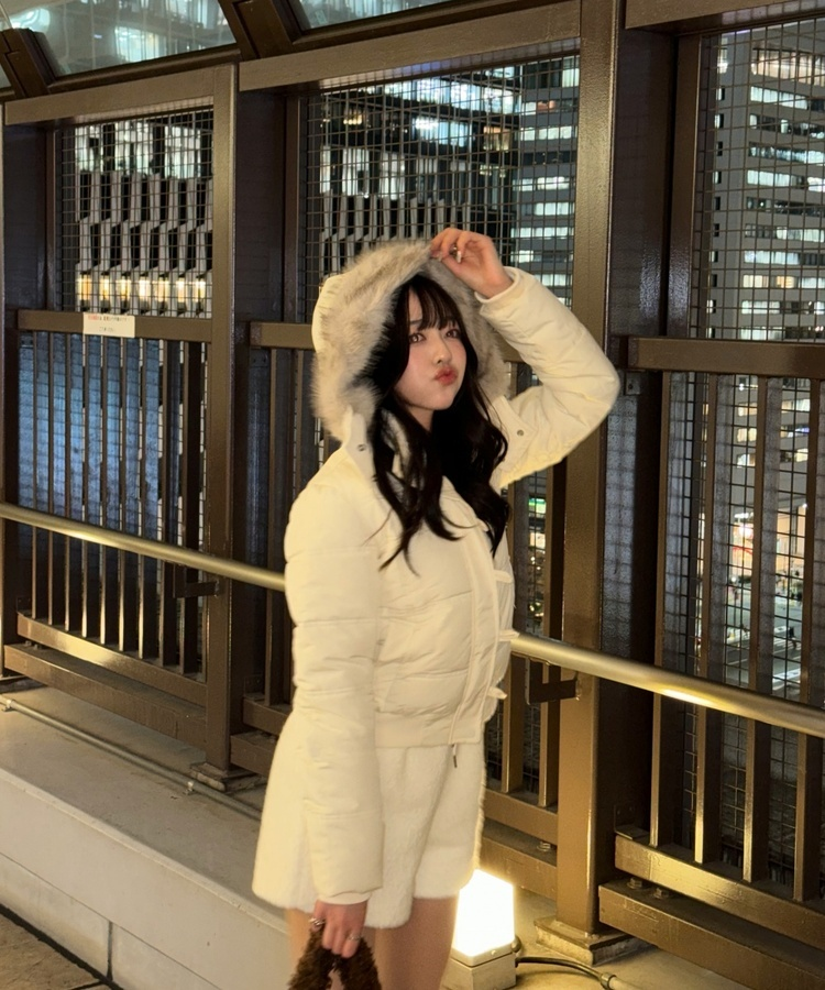 ボタンクロップダウン IVORY