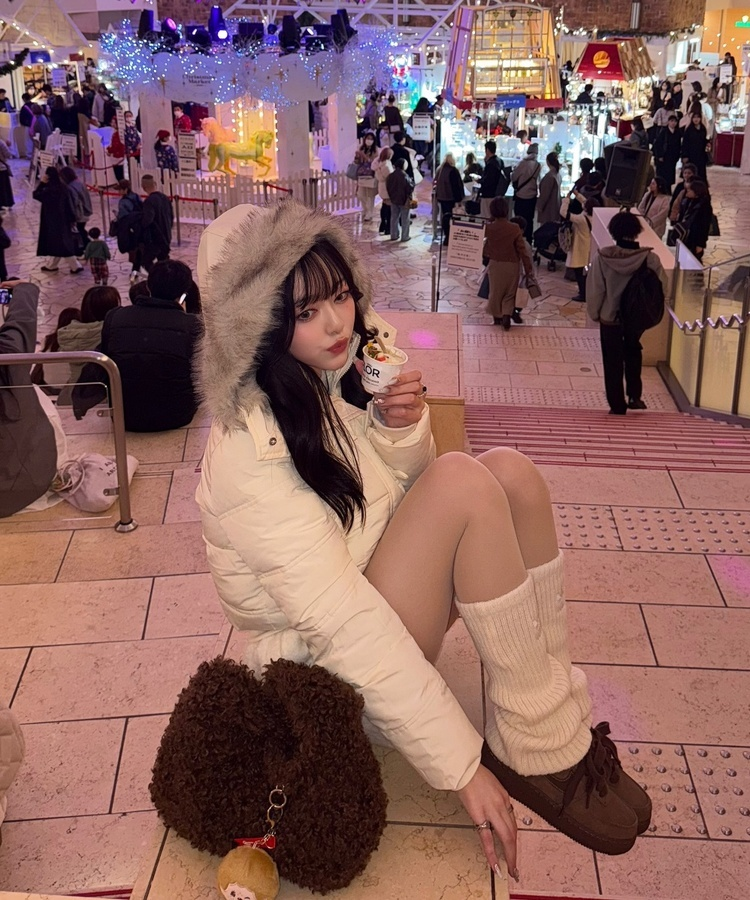 ボタンクロップダウン IVORY