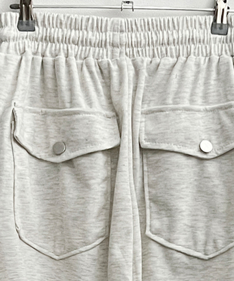 기모안감업트힙포켓트레이닝밴딩와이드롱팬츠