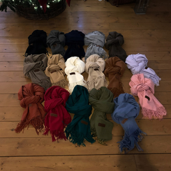 ソフトムードカシミアマフラー  (17color)