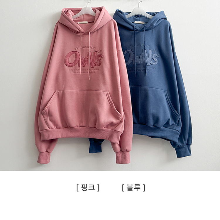 【起毛】刺繍ワッペンフード