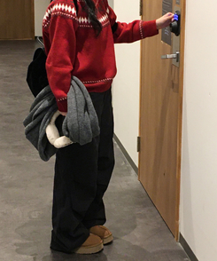 【起毛】ブレットパラシュートパンツ CHARCOAL