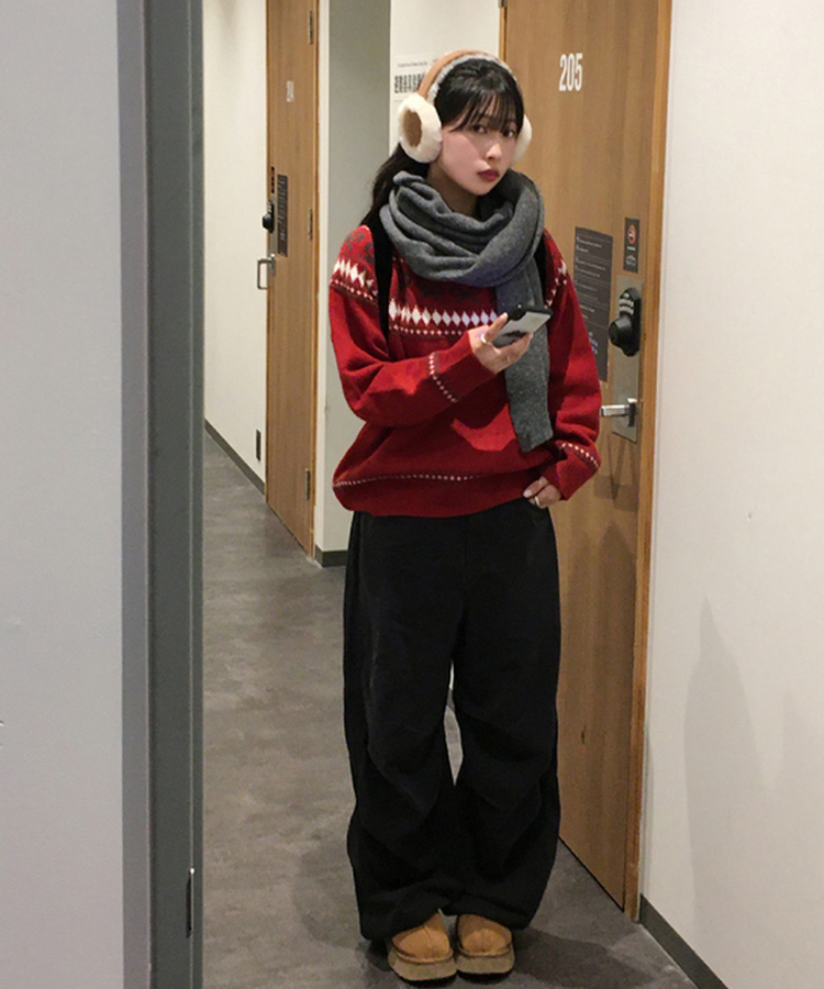 【起毛】ブレットパラシュートパンツ CHARCOAL