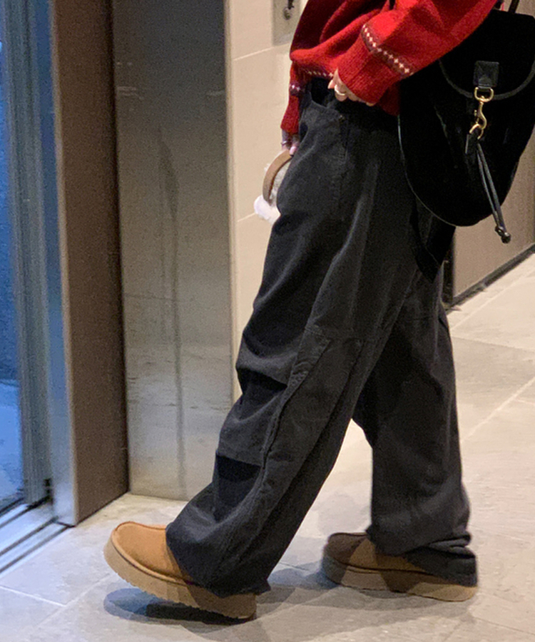 【起毛】ブレットパラシュートパンツ CHARCOAL