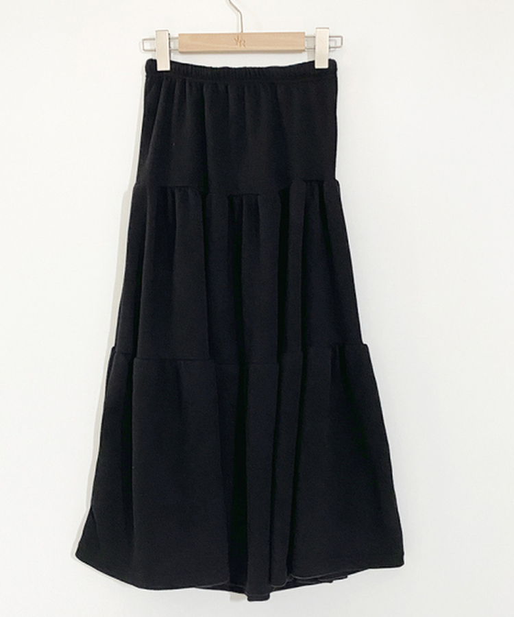 バンディングティアードスカート