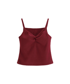 （ふわふわ♥／脱ぎたくない心地よさ／MDおすすめ）裏起毛シャーリングタンクトップ