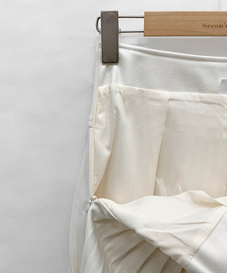 럭스 스팽글 머플러 가디건 플리츠 스커트 세트