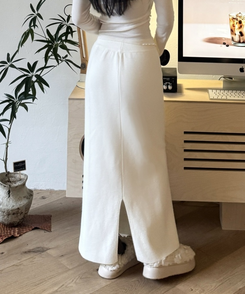 ニットロングスカート IVORY