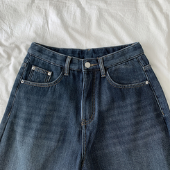 【丈別】【起毛】シードンデニムパンツ